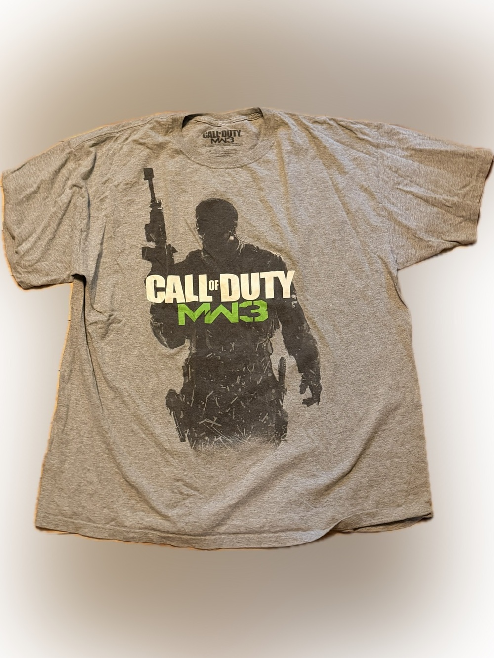 Vintage Call of Duty MW3 Graphic Tee - Gray